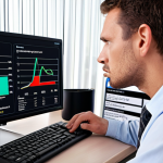 **

*   **Focus:** Data analysis of customer complaints.
*   **Visuals:** Charts and graphs showing types and frequency of complaints, potentially highlighting delivery issues. Include someone analyzing the data on a computer.
*   **Style:** Professional, business-oriented.

**