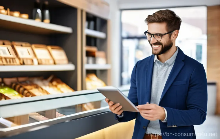 소비자 행동 데이터 활용과 경쟁력 향상 - **AI-Powered Strategic Decision Making**
    A conceptual, high-tech image set within a sleek, futur...