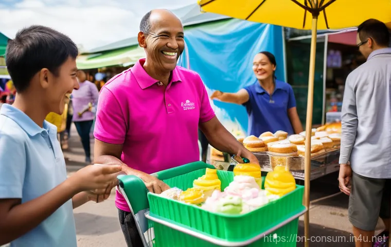 소비자중심 경영의 주요 성공 요인과 사례 연구와 분석 - **Prompt:** A modern, brightly lit customer service center. A young woman, professionally dressed in...
