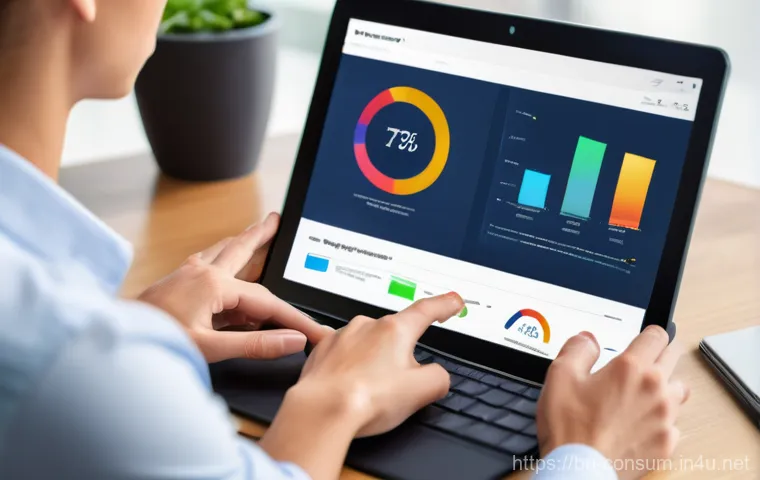 소비자 행동 분석 툴과 사례 비교 - **Prompt:** A focused professional, fully clothed in modern business attire, thoughtfully observing ...