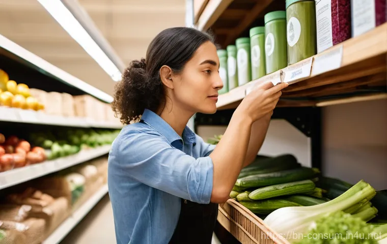 소비자 행동 연구와 시장 변화 분석 - **Digital Shopping Experience:**
    A young adult, approximately 20-25 years old, with a diverse ba...