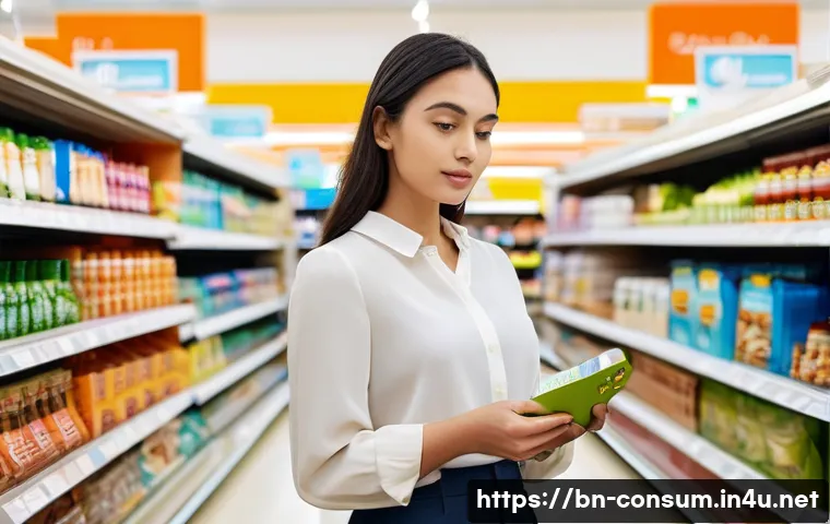 소비자 보호 관련 법률 서비스 사례 - **Consumer Empowerment through Informed Choices**
A confident young woman (20-30 years old, wear...