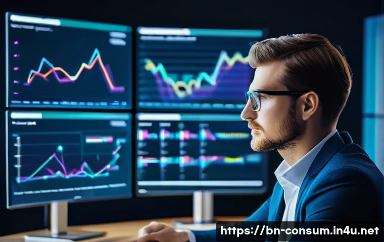 소비자 행동 데이터를 활용한 디지털 전환 사례 - Decoding Customer Insights**
A vibrant, high-definition image illustrating the concept of 'Decoding...