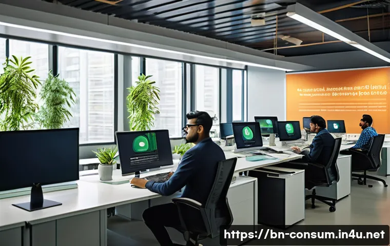 소비자전문기술사와 ESG 경영의 연결점 - A modern office environment featuring diverse Bangladeshi professionals collaborating on sustainable...