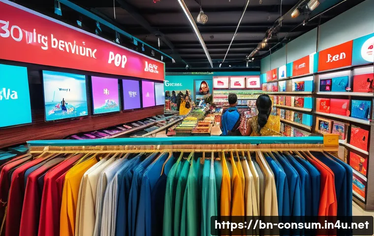 소비자 행동 데이터를 활용한 비즈니스 성공 사례 - A vibrant retail store scene in Dhaka, Bangladesh, showing diverse Bengali customers shopping for el...