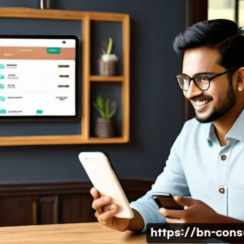 소비자중심 경영 사례와 지속 가능성 전략 연구와 분석 - A modern e-commerce customer service scene featuring a Bengali male customer in casual attire, inter...