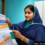 소비자 보호법 적용 사례 분석 - A detailed scene showing a Bangladeshi consumer confidently filing a complaint at a modern consumer ...