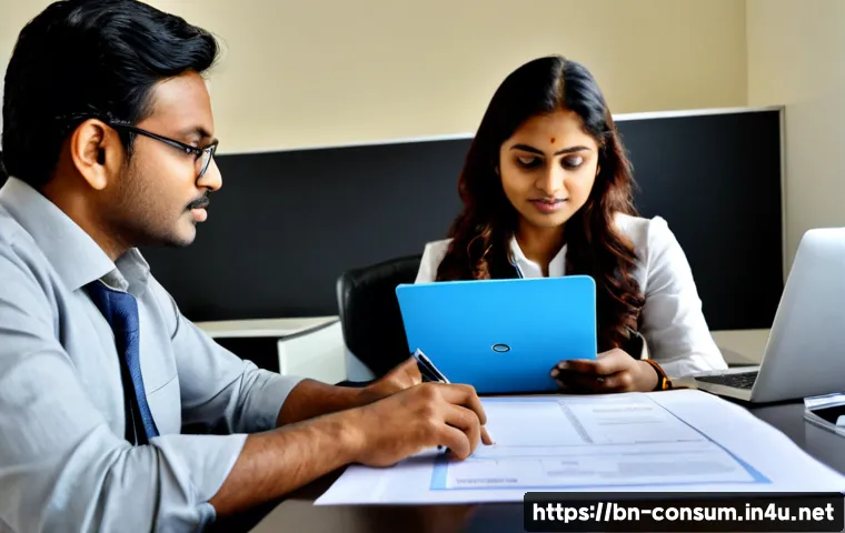 소비자전문기술사 관련 국제 인증 - Photorealistic professional certification consultation in a modern Dhaka office, a Bangladeshi consu...